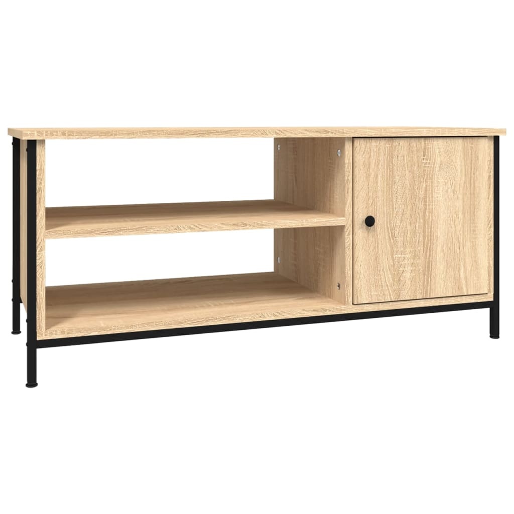 VidaXL Tv-meubel 100x40x45 cm bewerkt hout sonoma eikenkleurig