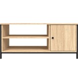 VidaXL Tv-meubel 100x40x45 cm bewerkt hout sonoma eikenkleurig