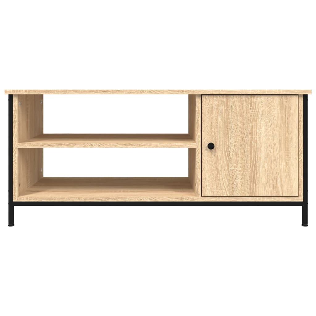 VidaXL Tv-meubel 100x40x45 cm bewerkt hout sonoma eikenkleurig
