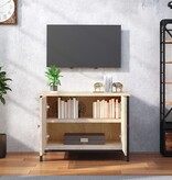 VidaXL Tv-meubel met deuren 60x35x45 cm bewerkt hout sonoma eikenkleur