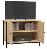 VidaXL Tv-meubel met deuren 60x35x45 cm bewerkt hout sonoma eikenkleur