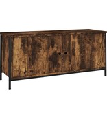 VidaXL Tv-meubel 102x35x45 cm bewerkt hout gerookt eikenkleurig