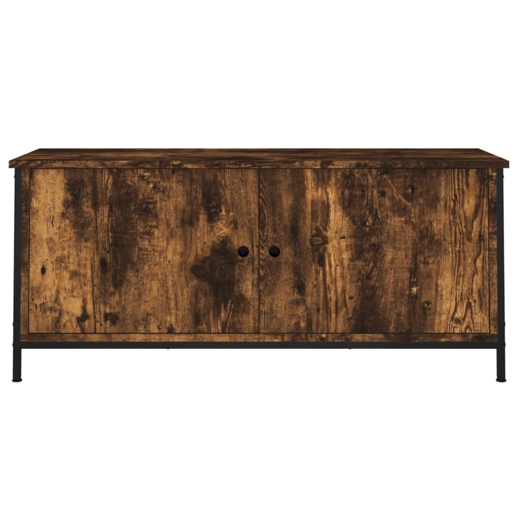 VidaXL Tv-meubel 102x35x45 cm bewerkt hout gerookt eikenkleurig