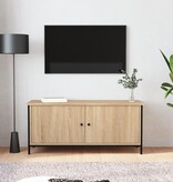 VidaXL Tv-meubel 102x35x45 cm bewerkt hout sonoma eikenkleurig