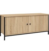 VidaXL Tv-meubel 102x35x45 cm bewerkt hout sonoma eikenkleurig