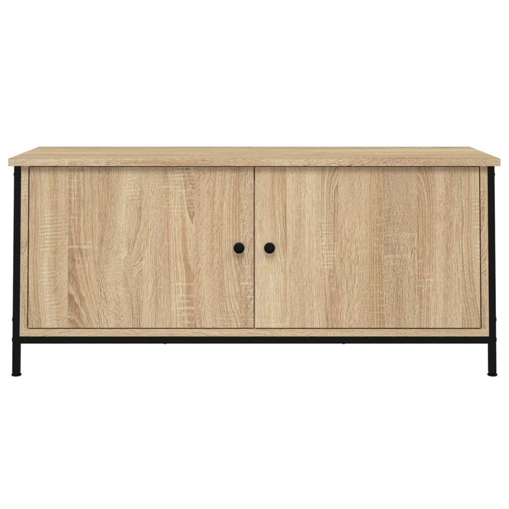VidaXL Tv-meubel 102x35x45 cm bewerkt hout sonoma eikenkleurig