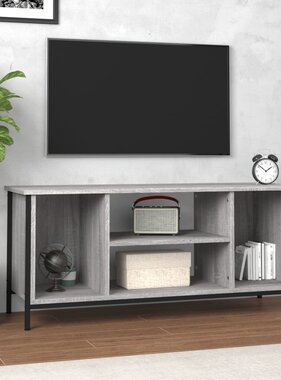 VidaXL Tv-meubel 102x35x45 cm bewerkt hout grijs sonoma eikenkleurig