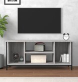 VidaXL Tv-meubel 102x35x45 cm bewerkt hout grijs sonoma eikenkleurig