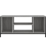 VidaXL Tv-meubel 102x35x45 cm bewerkt hout grijs sonoma eikenkleurig