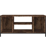 VidaXL Tv-meubel 102x35x45 cm bewerkt hout gerookt eikenkleurig