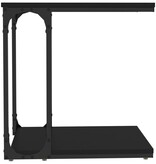 VidaXL Bijzettafel 50x35x52 cm bewerkt hout zwart