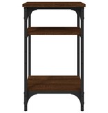 VidaXL Bijzettafel 35x30x60 cm bewerkt hout bruin eikenkleur
