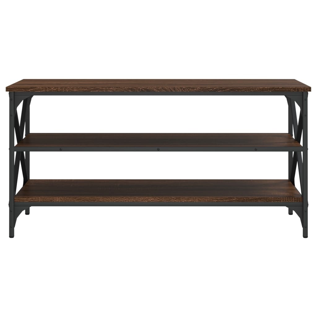 VidaXL Tv-meubel 100x40x50 cm bewerkt hout bruin eikenkleur