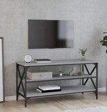 VidaXL Tv-meubel 100x40x50 cm bewerkt hout grijs sonoma eikenkleurig