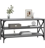 VidaXL Tv-meubel 100x40x50 cm bewerkt hout grijs sonoma eikenkleurig