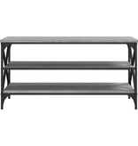 VidaXL Tv-meubel 100x40x50 cm bewerkt hout grijs sonoma eikenkleurig