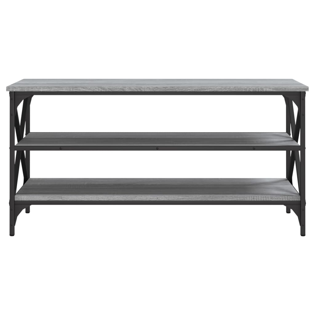 VidaXL Tv-meubel 100x40x50 cm bewerkt hout grijs sonoma eikenkleurig