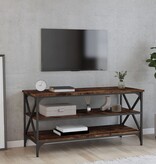 VidaXL Tv-meubel 100x40x50 cm bewerkt hout gerookt eikenkleurig