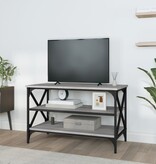 VidaXL Tv-meubel 80x40x50 cm bewerkt hout grijs sonoma eikenkleurig