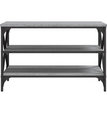 VidaXL Tv-meubel 80x40x50 cm bewerkt hout grijs sonoma eikenkleurig