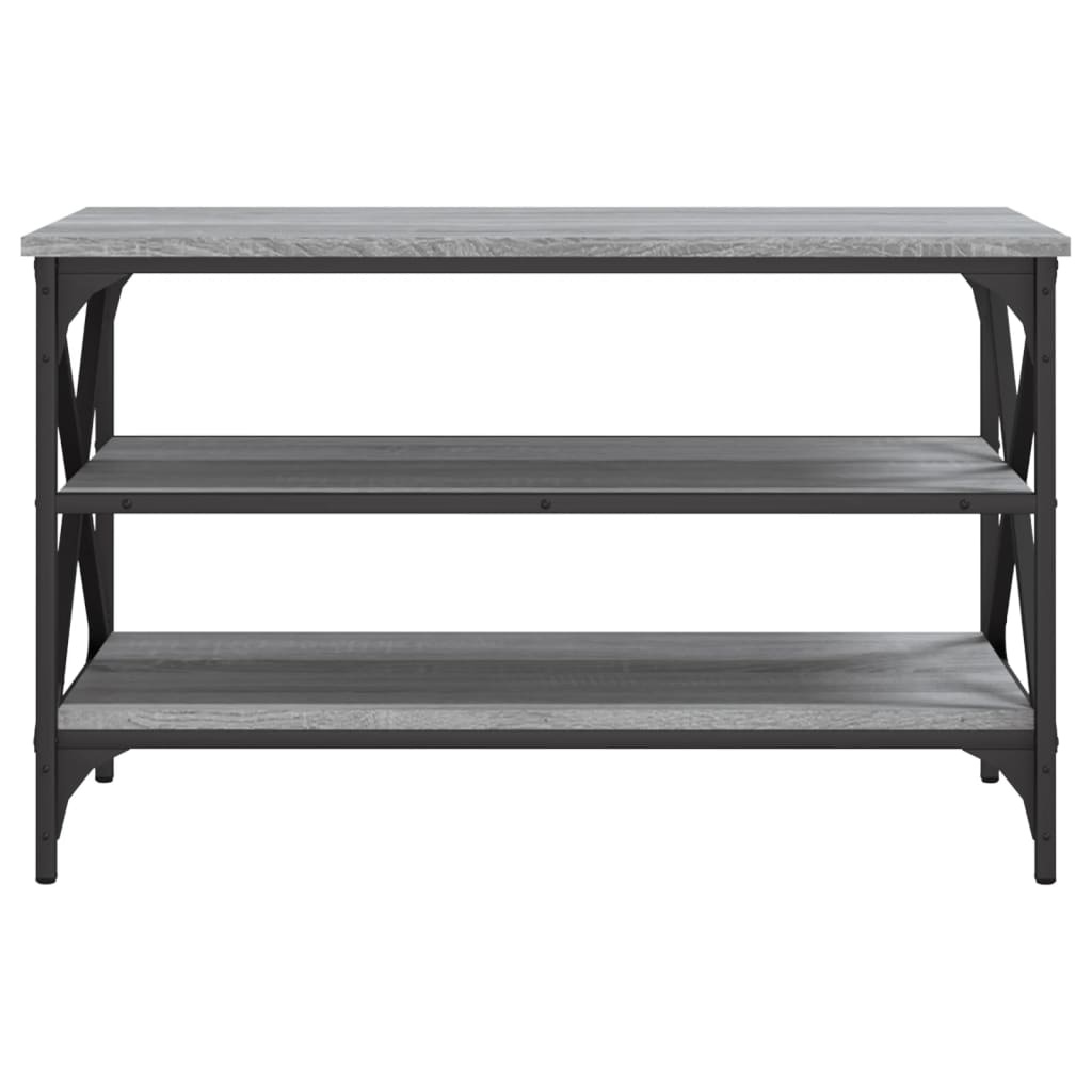 VidaXL Tv-meubel 80x40x50 cm bewerkt hout grijs sonoma eikenkleurig