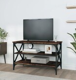 VidaXL Tv-meubel 80x40x50 cm bewerkt hout gerookt eikenkleurig