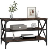 VidaXL Tv-meubel 80x40x50 cm bewerkt hout gerookt eikenkleurig