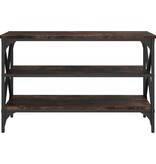 VidaXL Tv-meubel 80x40x50 cm bewerkt hout gerookt eikenkleurig