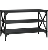 VidaXL Tv-meubel 80x40x50 cm bewerkt hout zwart