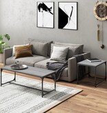 VidaXL Salontafels 2 st bewerkt hout grijs sonoma eikenkleurig