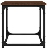 VidaXL Bijzettafel 40x40x40 cm bewerkt hout bruin eikenkleur