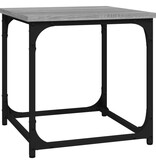 VidaXL Bijzettafel 40x40x40 cm bewerkt hout grijs sonoma eikenkleurig