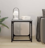 VidaXL Bijzettafel 40x40x40 cm bewerkt hout grijs sonoma eikenkleurig