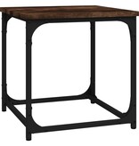 VidaXL Salontafel 40x40x40 cm bewerkt hout gerookt eikenkleurig