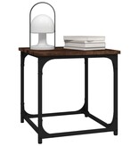 VidaXL Salontafel 40x40x40 cm bewerkt hout gerookt eikenkleurig