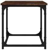 VidaXL Salontafel 40x40x40 cm bewerkt hout gerookt eikenkleurig