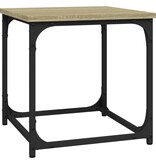 VidaXL Salontafel 40x40x40 cm bewerkt hout sonoma eikenkleurig