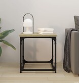 VidaXL Salontafel 40x40x40 cm bewerkt hout sonoma eikenkleurig