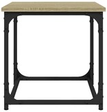 VidaXL Salontafel 40x40x40 cm bewerkt hout sonoma eikenkleurig
