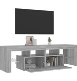 VidaXL Tv-meubel met LED-verlichting 140x36,5x40 cm grijs sonoma eiken