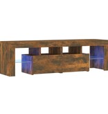 VidaXL Tv-meubel LED-verlichting 140x36,5x40 cm gerookt eikenkleurig
