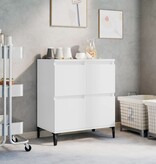 VidaXL Dressoir 60x35x70 cm bewerkt hout wit