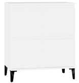 VidaXL Dressoir 60x35x70 cm bewerkt hout wit