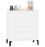 VidaXL Dressoir 60x35x70 cm bewerkt hout wit