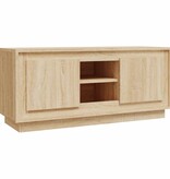 VidaXL Tv-meubel 102x35x45 cm bewerkt hout sonoma eikenkleurig