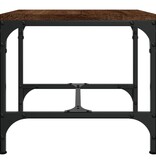 VidaXL Salontafel 50x50x35 cm bewerkt hout bruin eikenkleur