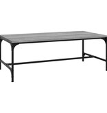 VidaXL Salontafel 80x50x35 cm bewerkt hout grijs sonoma
