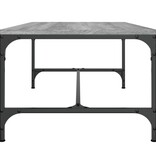VidaXL Salontafel 80x50x35 cm bewerkt hout grijs sonoma
