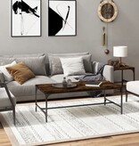 VidaXL Salontafel 80x50x35 cm bewerkt hout gerookt eikenkleurig