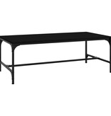 VidaXL Salontafel 80x50x35 cm bewerkt hout zwart